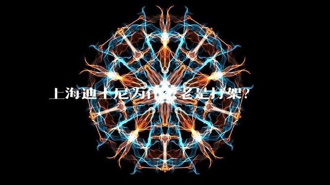 上海迪士尼为什么老是打架？