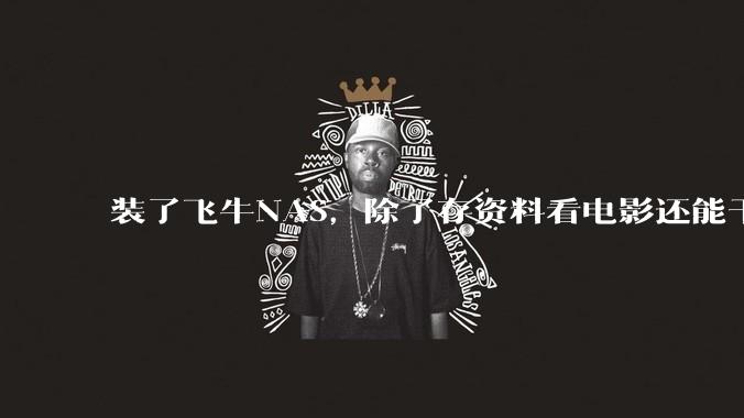 装了飞牛NAS，除了存资料看电影还能干什么？